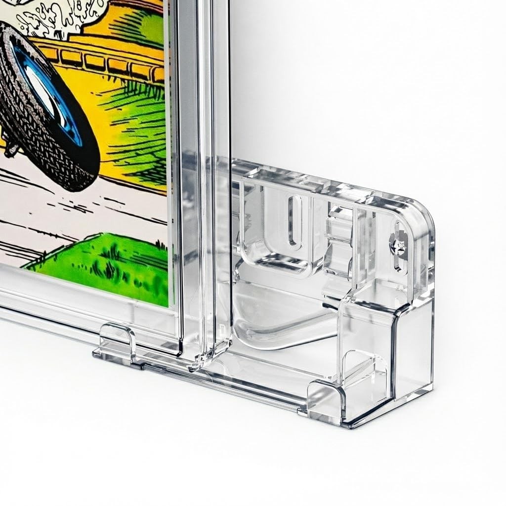 SlabGrabs XL 12-Piece Comic Book Wall Mount Set (Holds 6 Slabs), 2026 Ready f…
