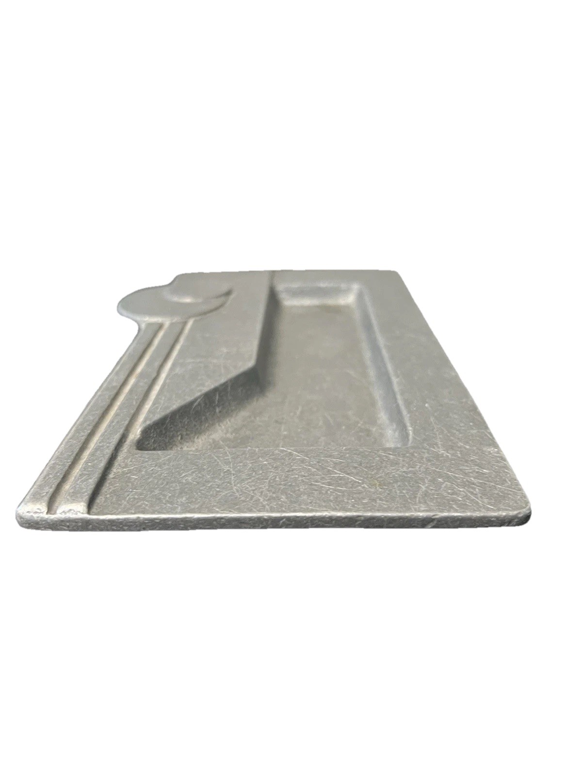 Pewter Catchall Tray 1987 S Nellas Postmodern Art Deco Desk Organizer Geometric