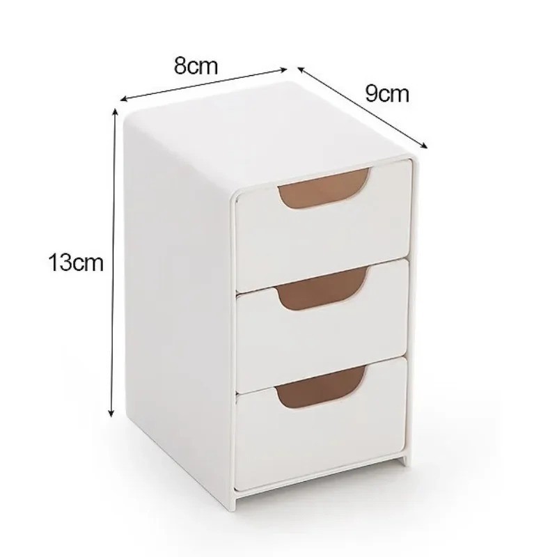 3-Tier Desk Organizer with Drawers for Office, Jewelry & Cosmetics Pack of 1