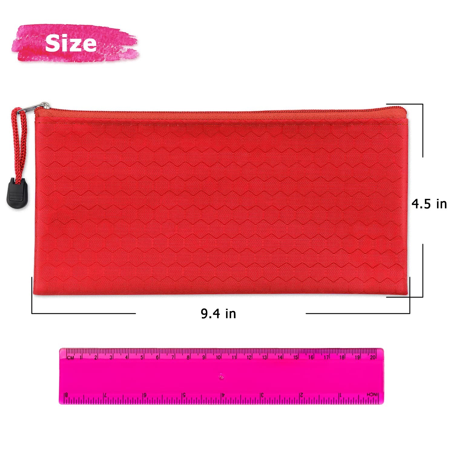 MultiPurpose Waterproof Mesh Zipper Pouch Bags Travel Organizer 12 PCS