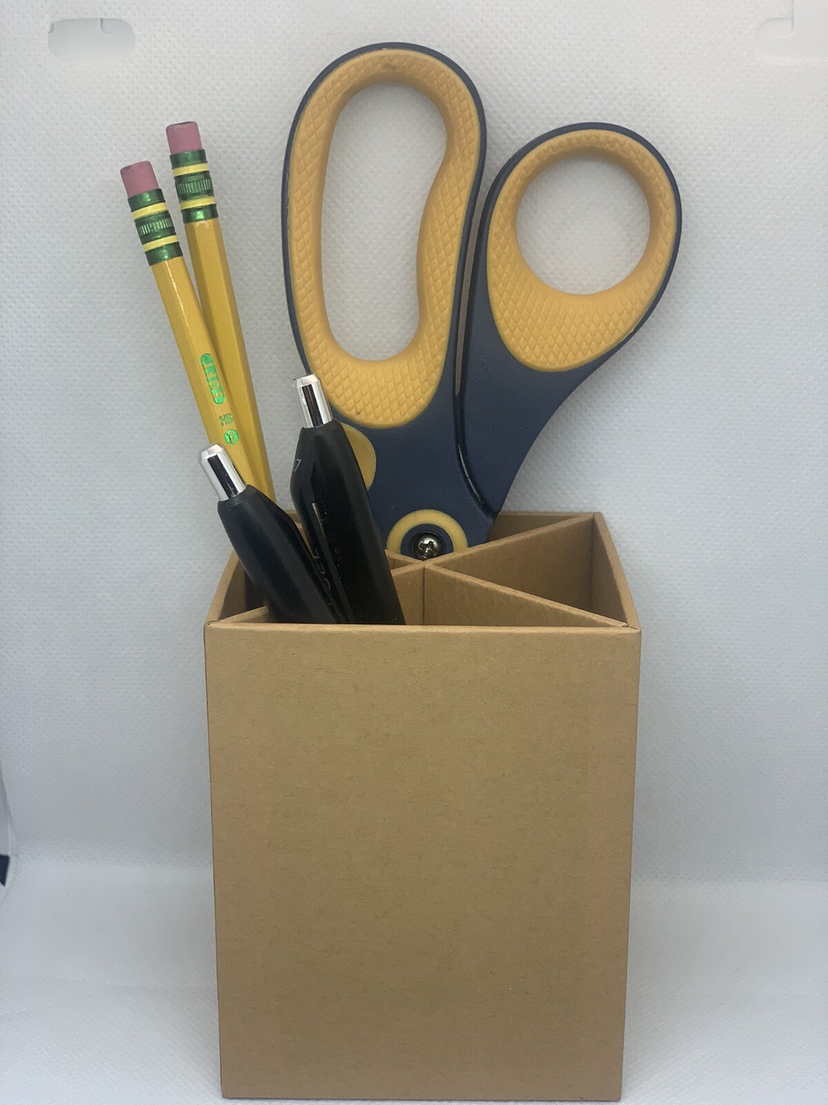 Eco-Friendly Paper Desk Organizer with Multi Compartments for Office/Home