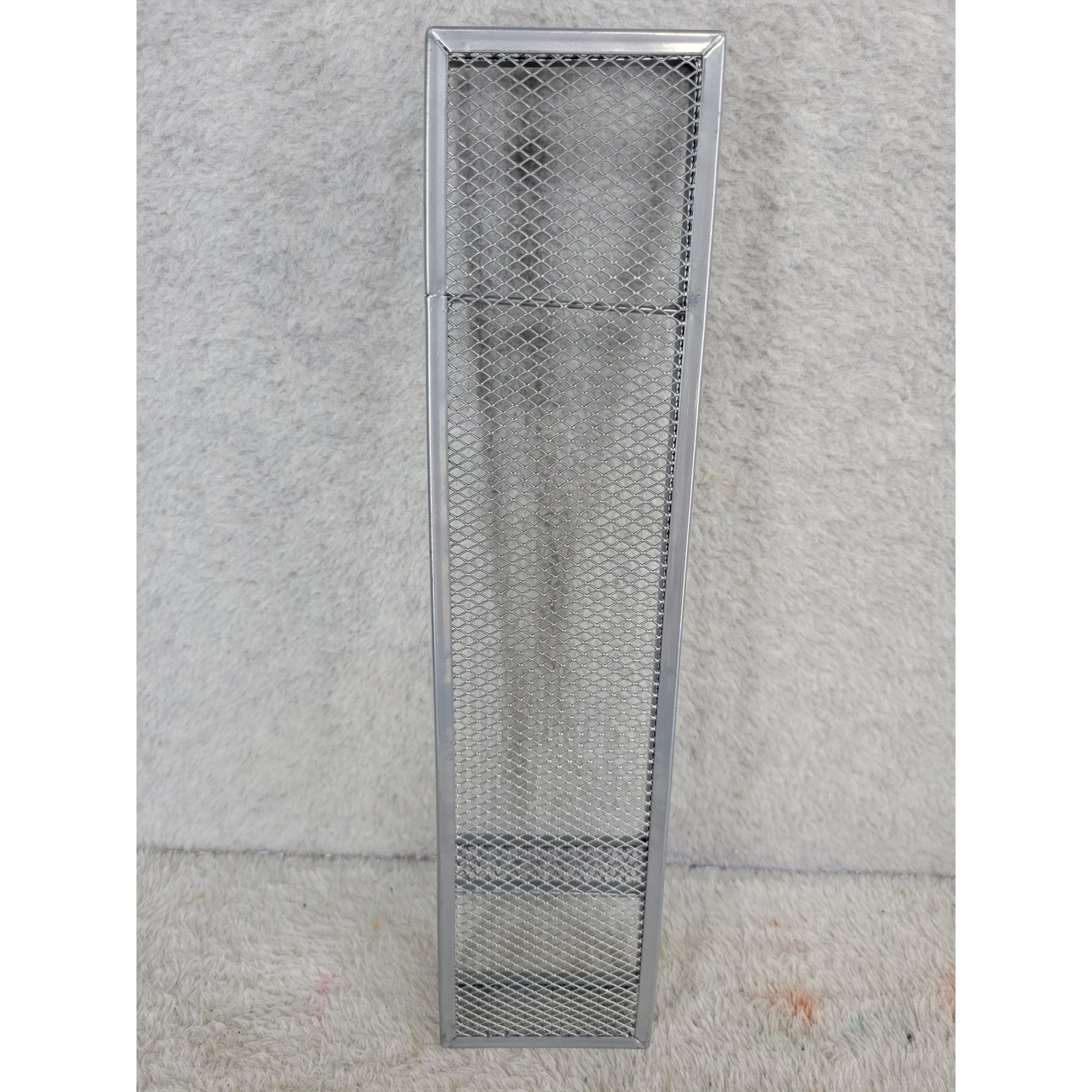 Mesh Desk Organizer Pen Pencil Holder Storage Tray Silver Metal