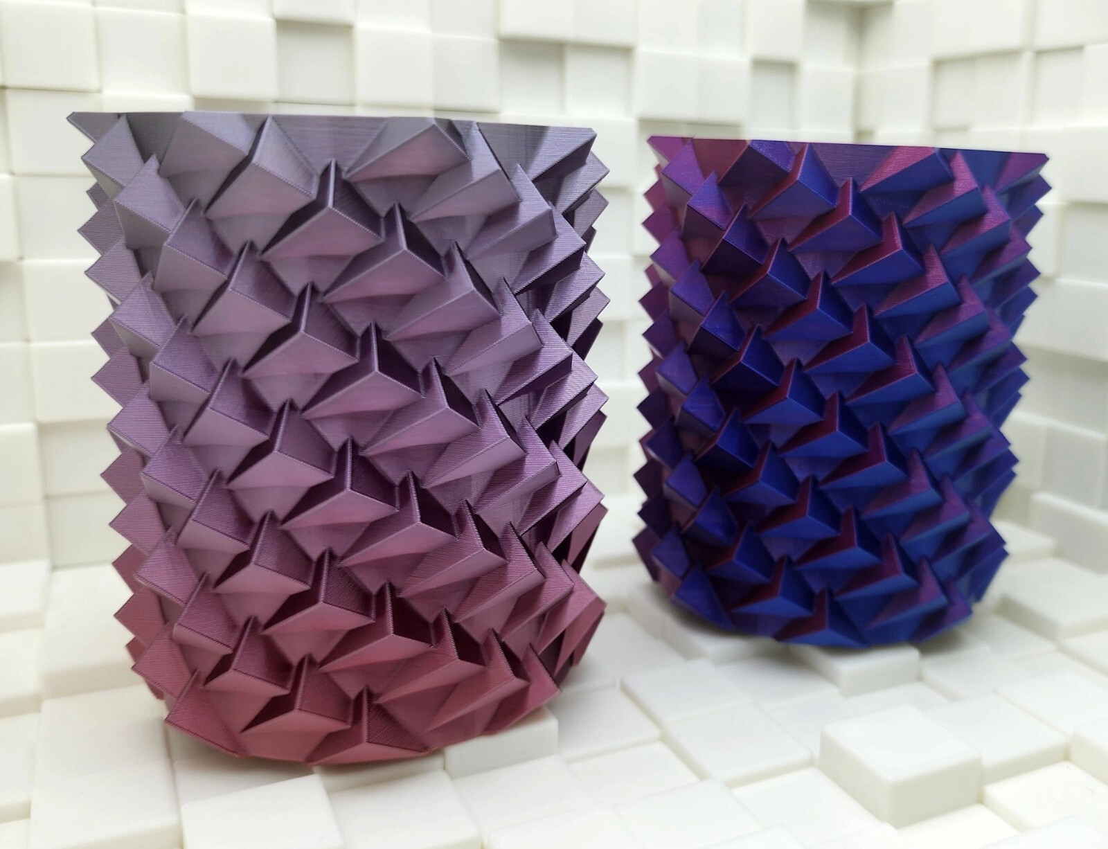 Dragon Tail Spiral Desk Organizer 2-Pack Bundle Color Changing Pen Holder
