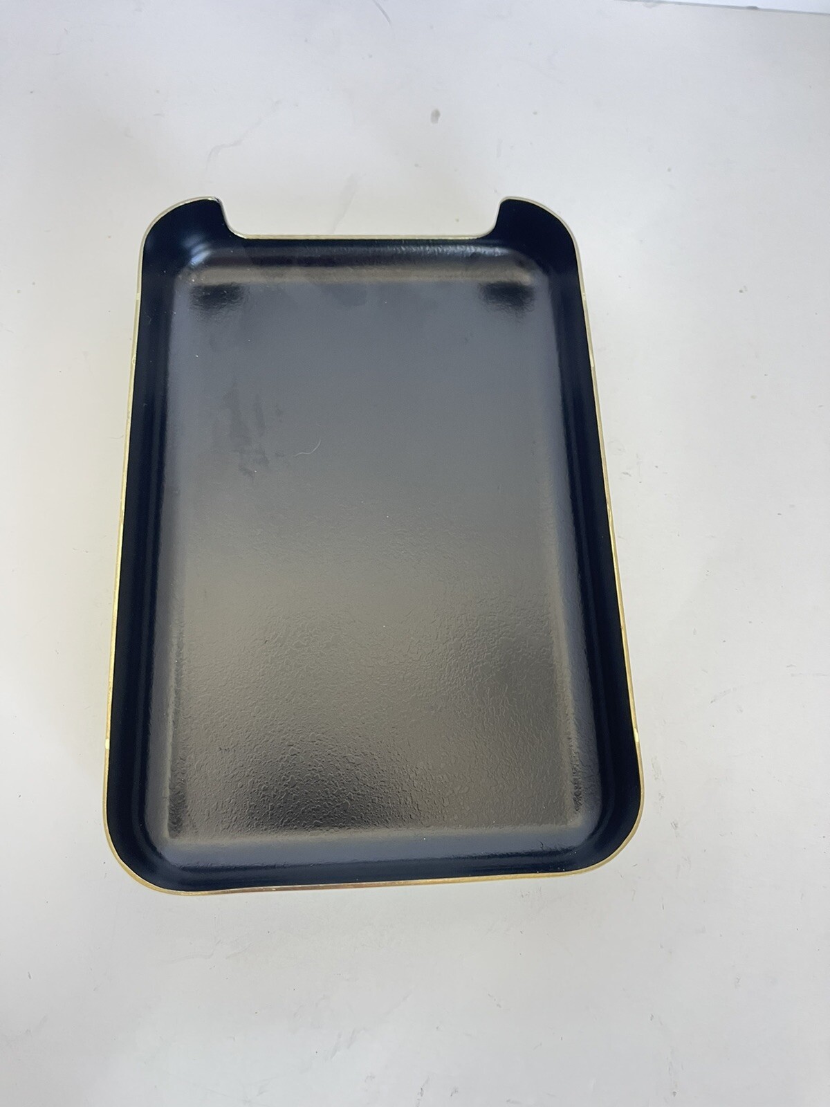 Eldon Emphasis 6000 Brass 1998 Gold Executive Desk Note Pad Tray Office 7inX5in