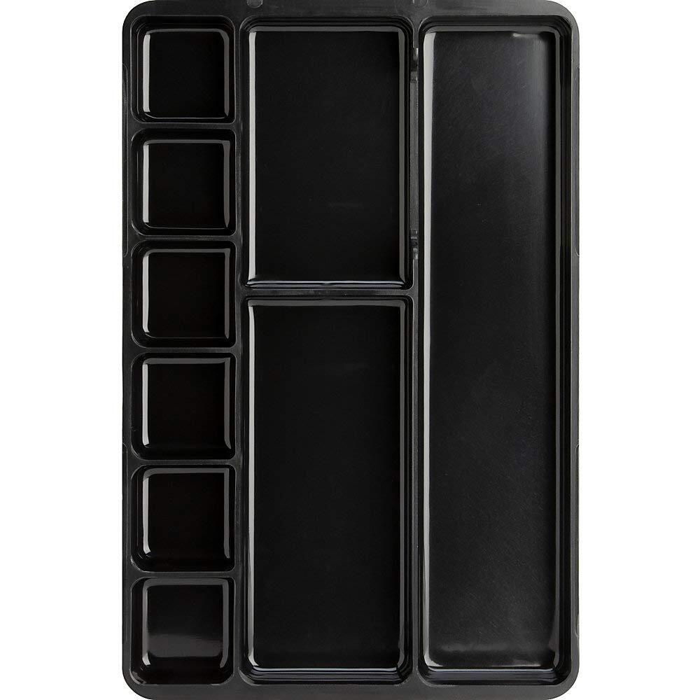 Sparco Drawer Organizer Tray, 9 Compartment, 1.3″ x 14″ x 9.4″, Black