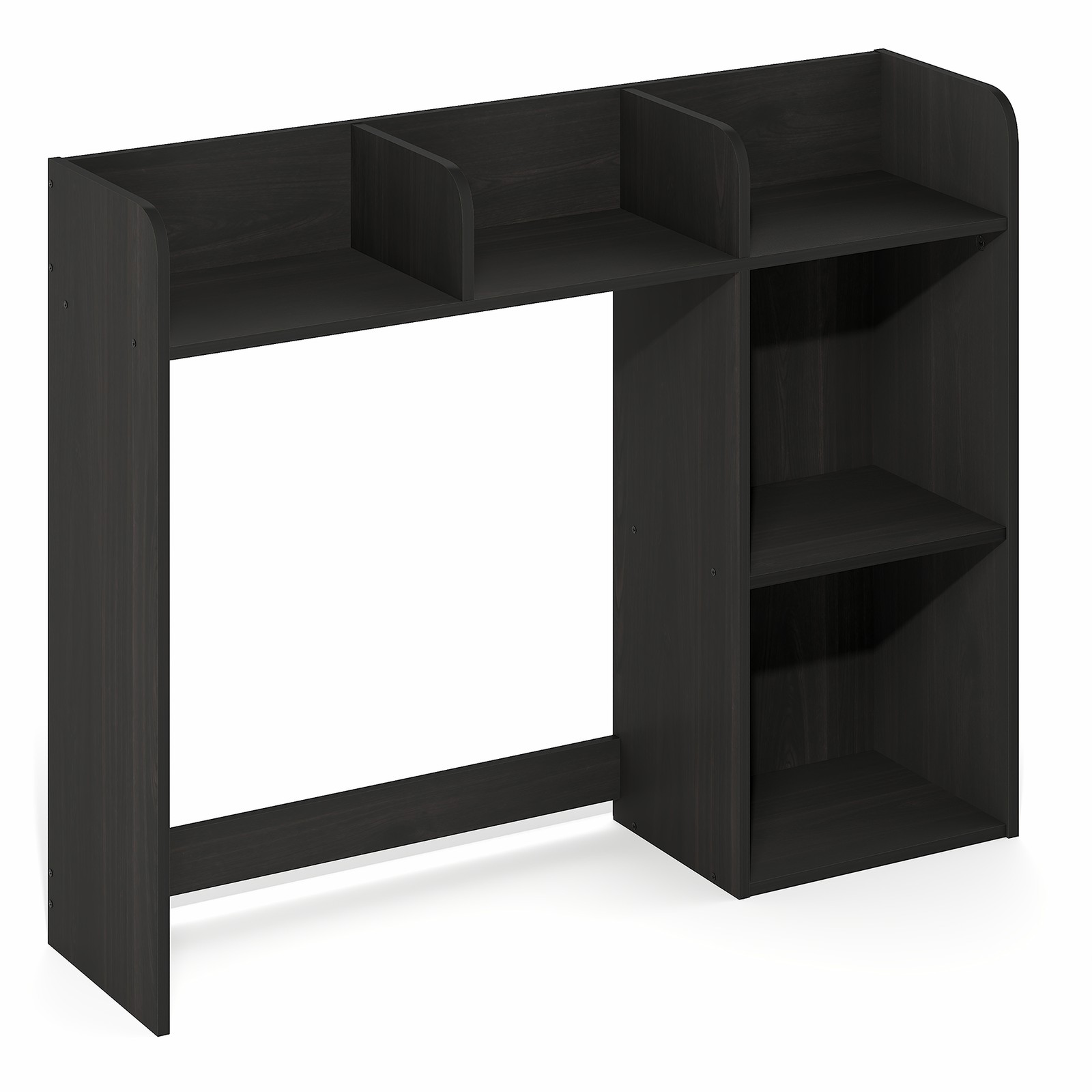 Furinno BASIC 5-Shelf Desktop Hutch Espresso
