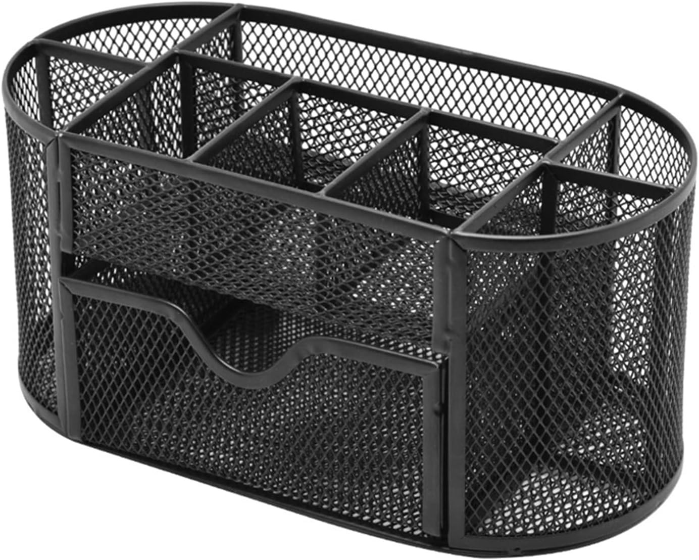 nuyooioo Mesh Desk Organizer, Basics Pen Holder and Organizer with Black