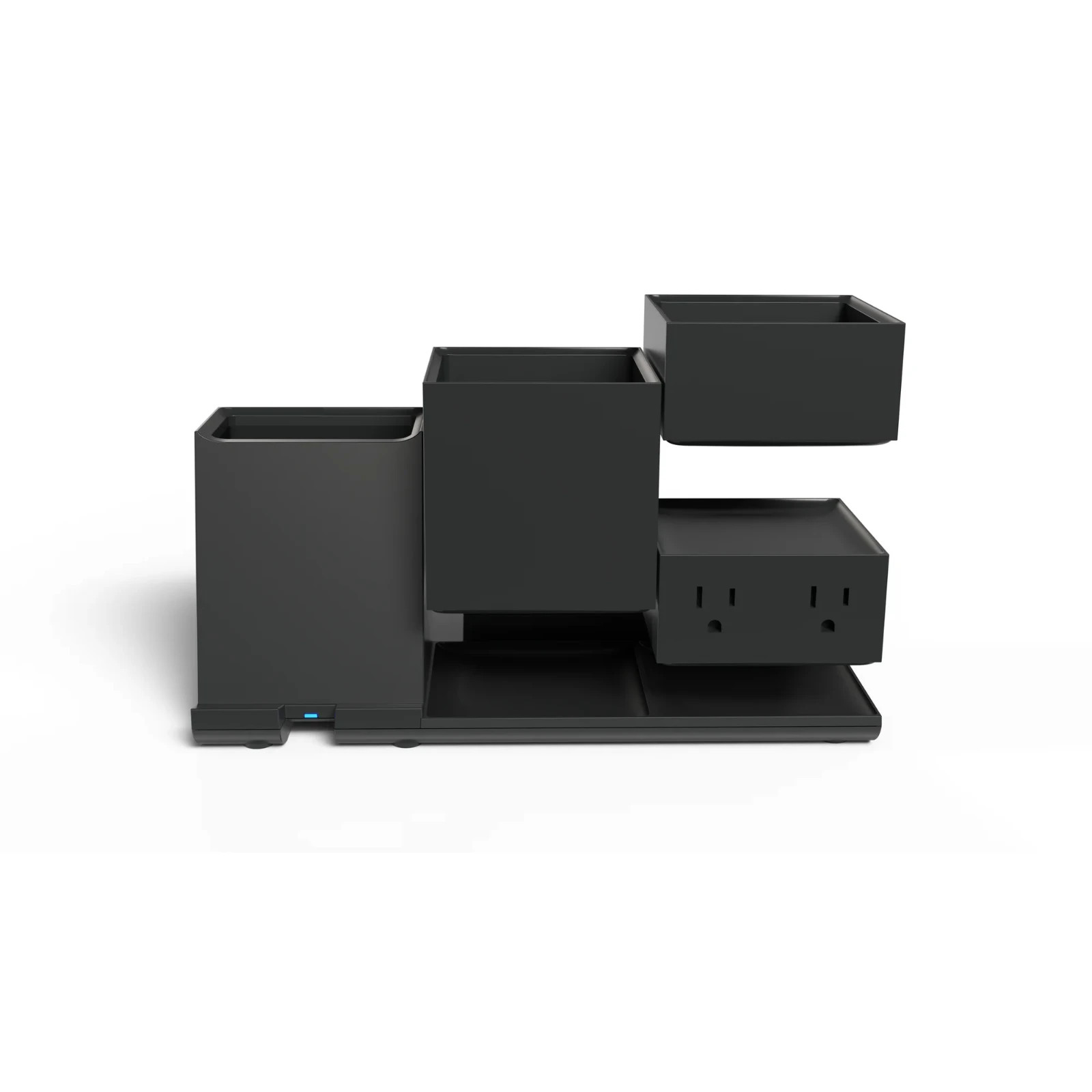 Bostitch Konnect 4pc Wireless Charging Desk Organizer Black NEW