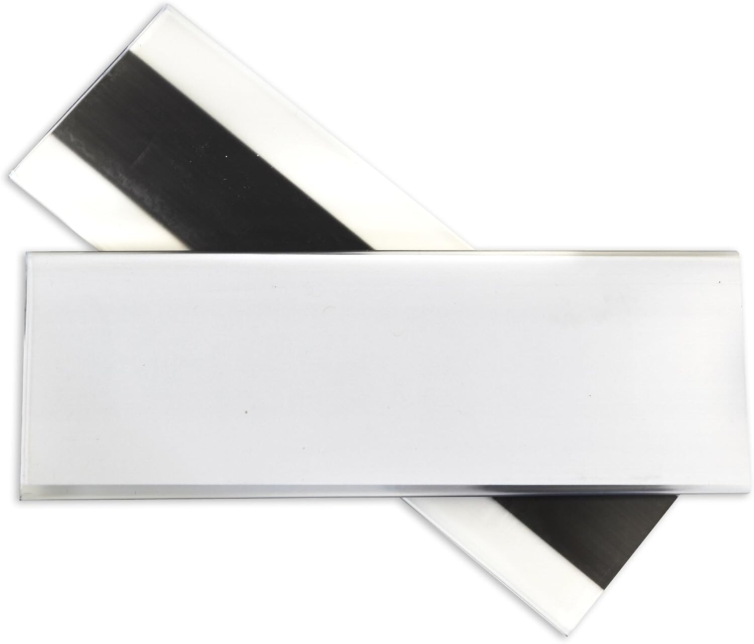 HOL-DEX 10 Magnetic Shelf/Bin Label Holders, 2×6 Inches for Quick Identification