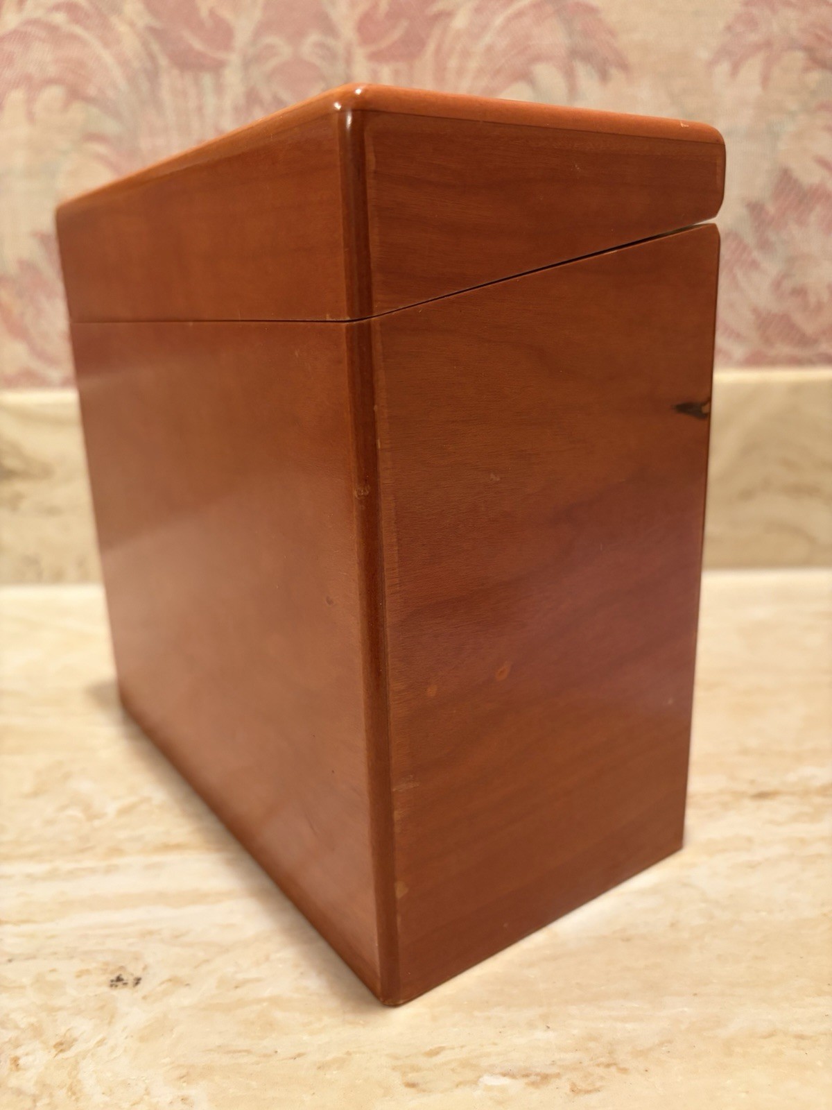 Vintage Levenger Wooden Pencil Fountain Pen Pencil Holder Desktop Display Box