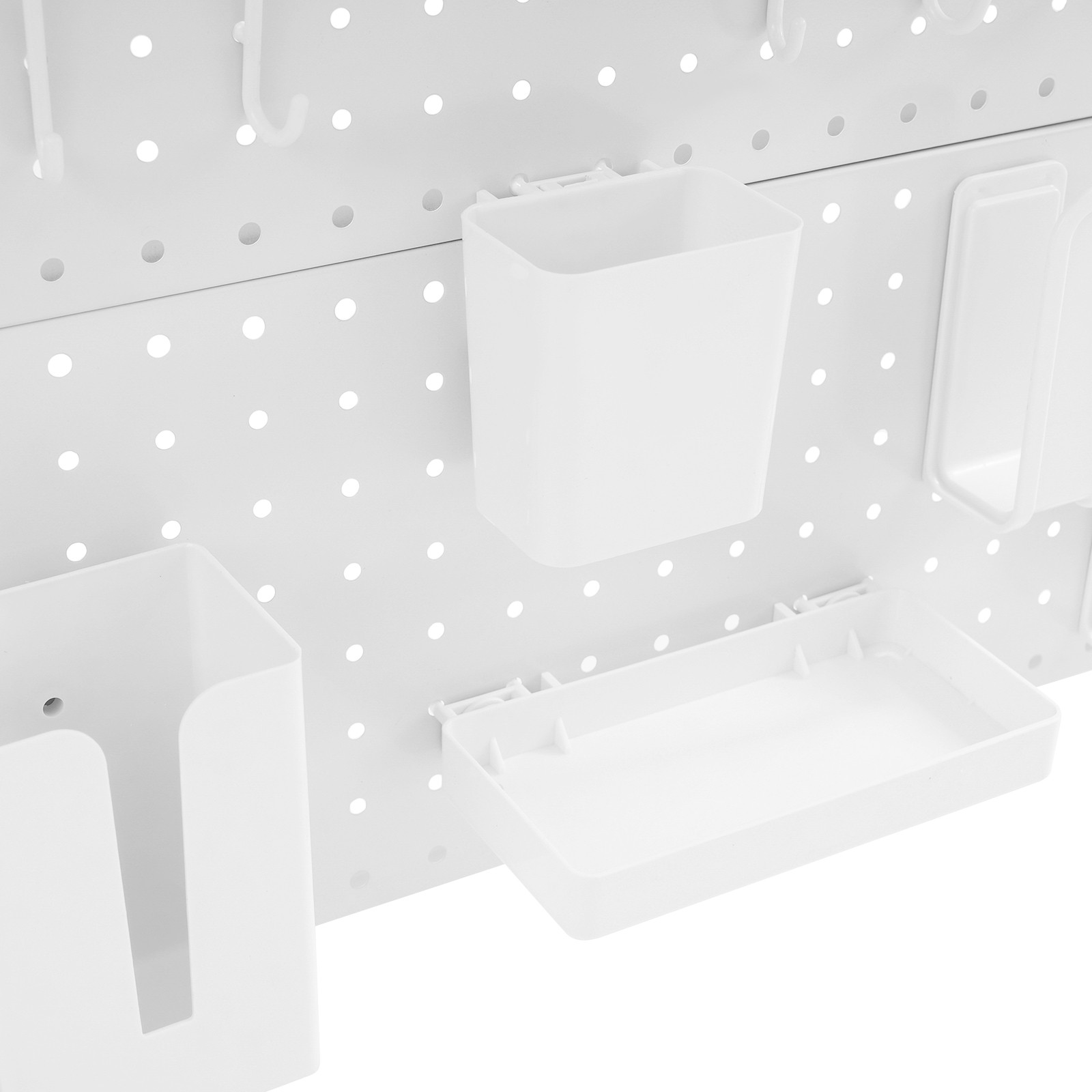 Clamp-on Desk Shelf with Pegboard, Clamp On Desk Bookshelf Desk Above Organizer