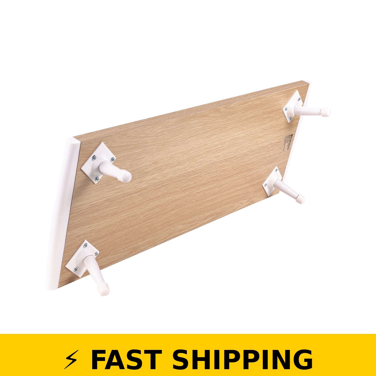 Incipio Wooden Monitor Riser Stand – Ergonomic Desk Shelf – Oak