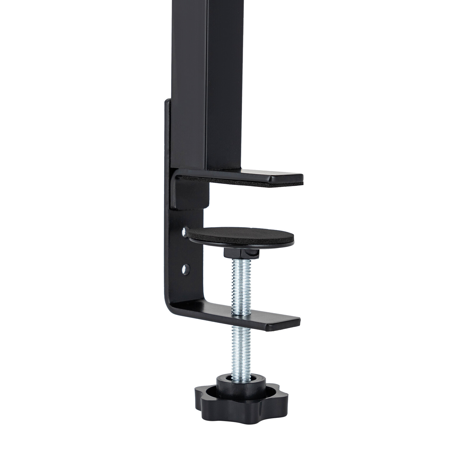 2 Tier Clip-on Desk Storage Home Office Shelf Carbon Steel Desktop Organize Tray