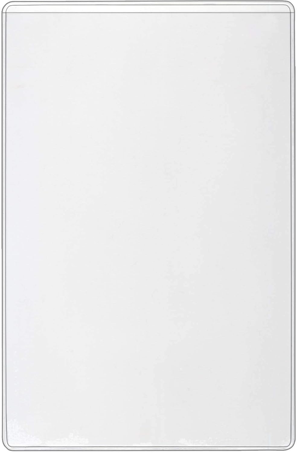 StoreSMART Peel & Stick Pocket 6″ x 9.5″ Open Short Side Clear Vinyl 5-Pack