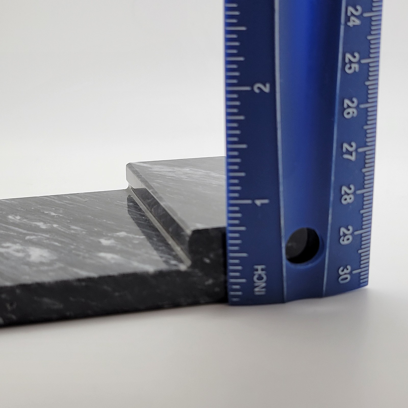 Marble Sticky Note Holder Desk Accessory Black Stone Executive Paperweight