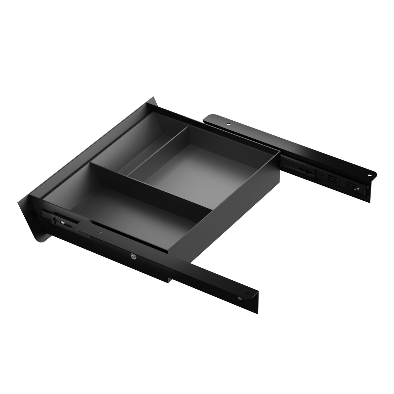Under Desk Drawer with Removable Tray, 15.4″ Wide 2-in-1 Organizer – 60° Ergo…