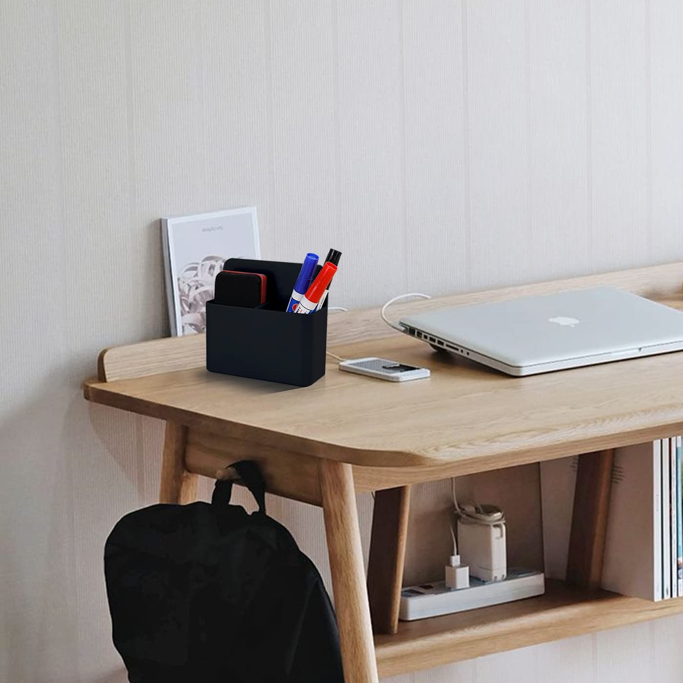 Magnetic Dry Erase Marker Holder – Multi-Surface Pen & Marker Holder for Frid…