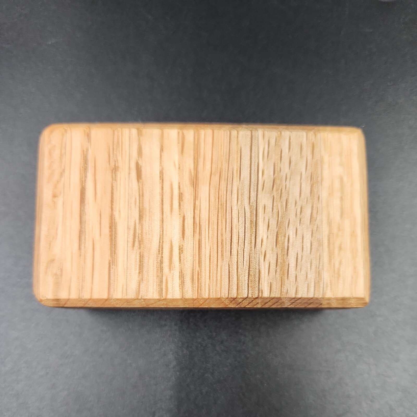 Desk Organizer Business Card Holder and Pen Stand Handmade Office Gift Oak Wood
