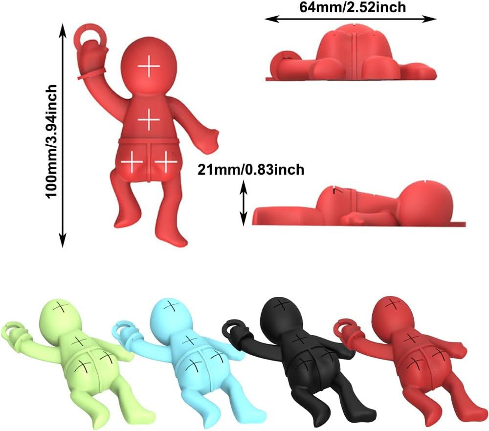 Silicone Funny Desk Pen Holder Pencil Holder Pin Organizer Cute Desk Decorations