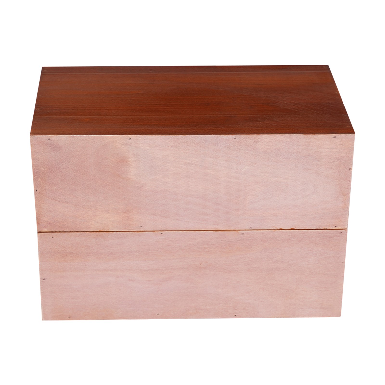 Vintage Desk Organizer Wooden Tabletop Storage Box with 3 Drawers for Office