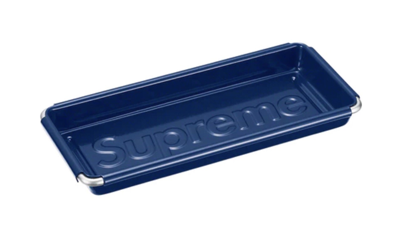 Supreme Dulton Desk Tray Blue Powder-Coated Steel 8” SS23 BRAND NEW