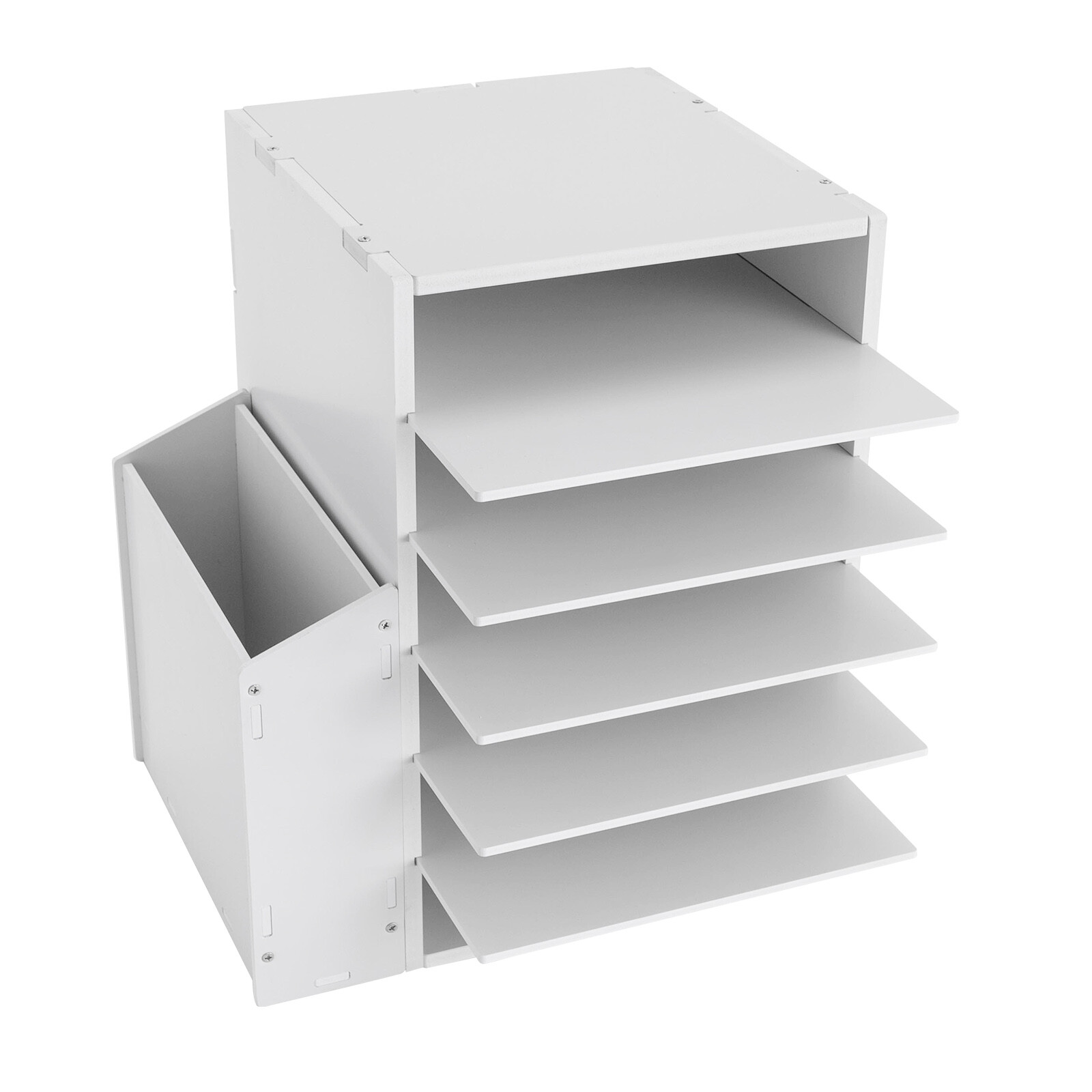 File Organizer PVC Board Letter Desktop Document Folder Office Tray Holder 6Tier