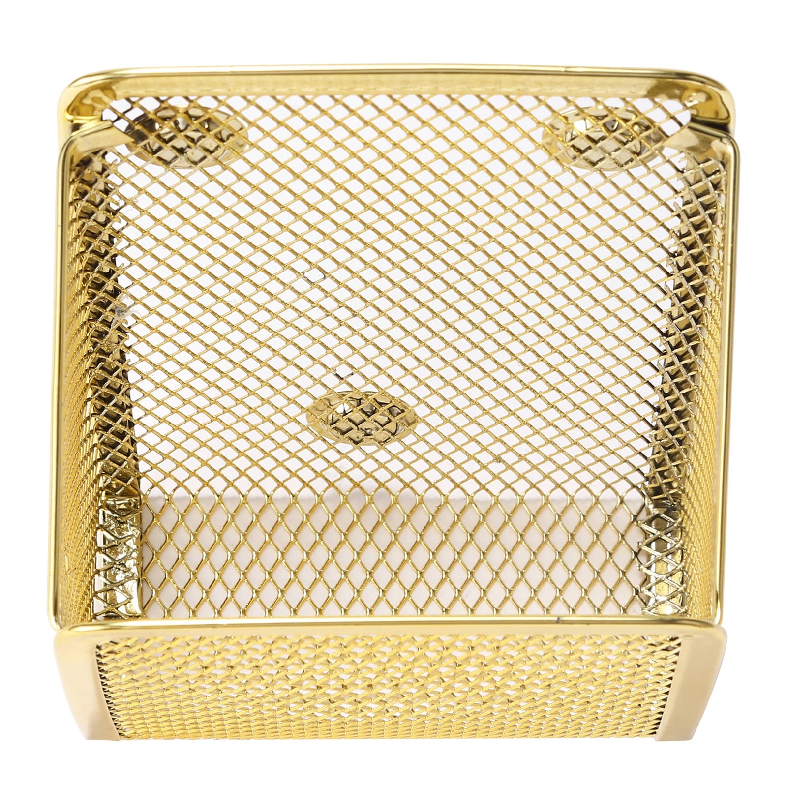 Magnetic Pencil Holder,Mesh Stainless Steel Pen Basket, Metal Writing Utensil…