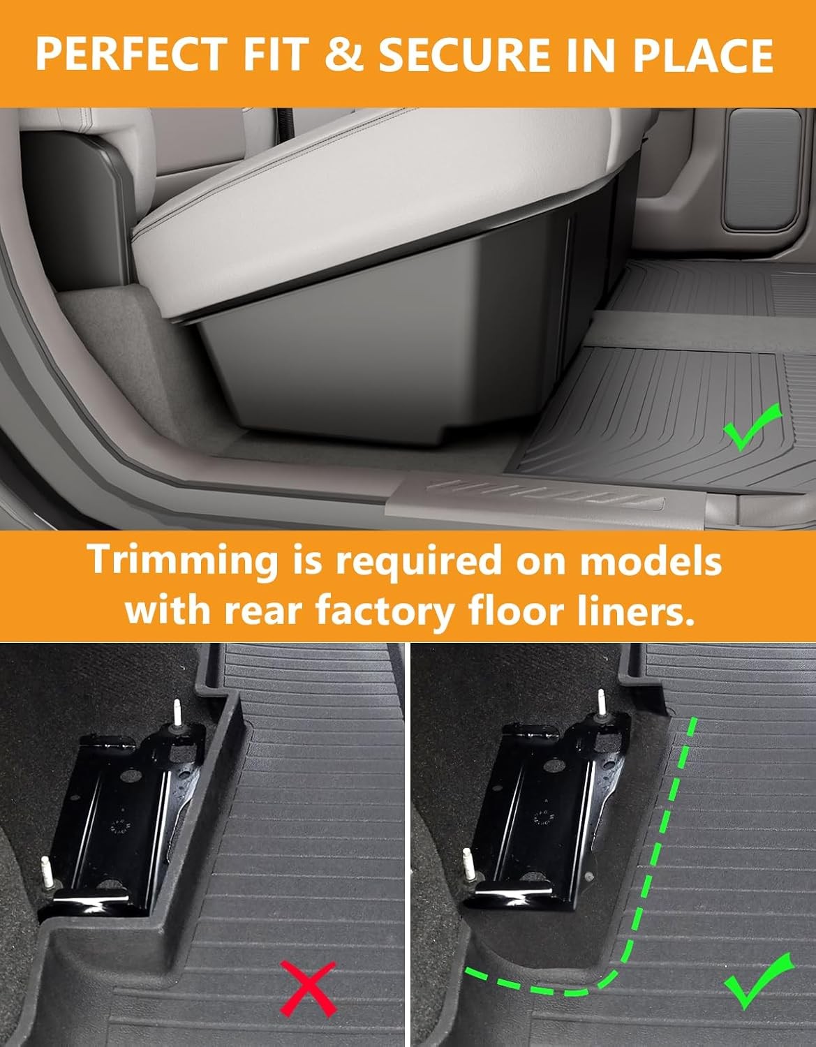 Chevy Silverado Under Seat Storage 2019-2026 Double Cab