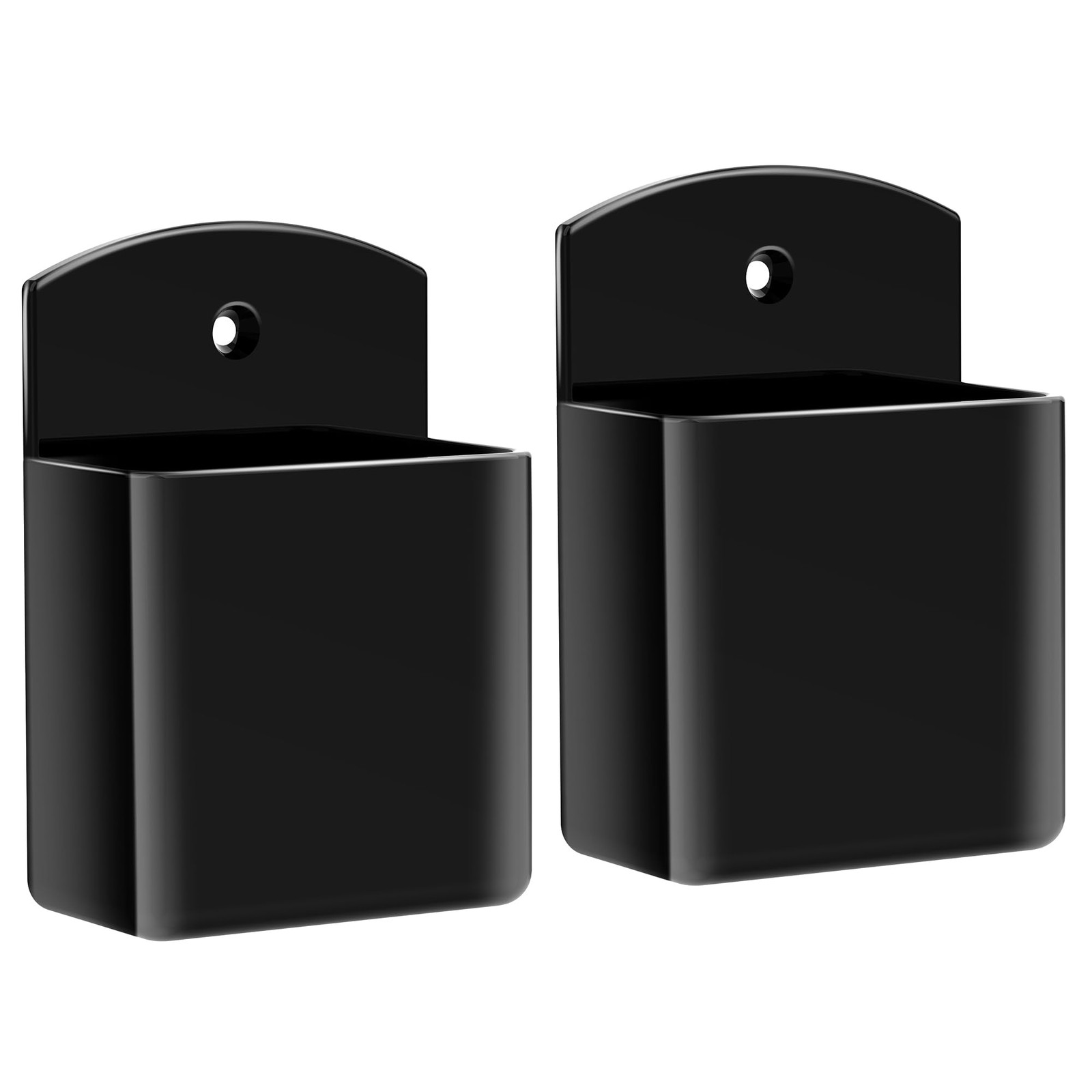2Pc Adhesive Remote Control Holder, Wall Mount TV Controller Holder, TV Remote