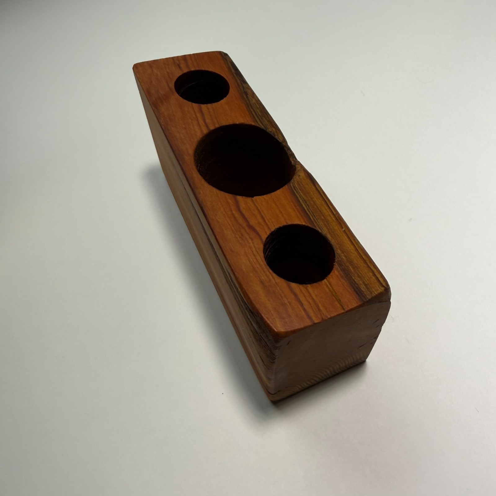 Heart Pine Desk Caddy – Handmade Gift for Writers, Artists, Teachers, or Anyone.