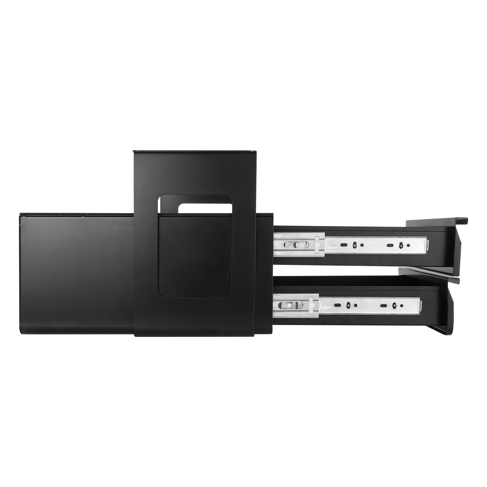 Uimoso 13″ Under Desk Drawer Organizer with 2 Lockable Slide-Out Drawers