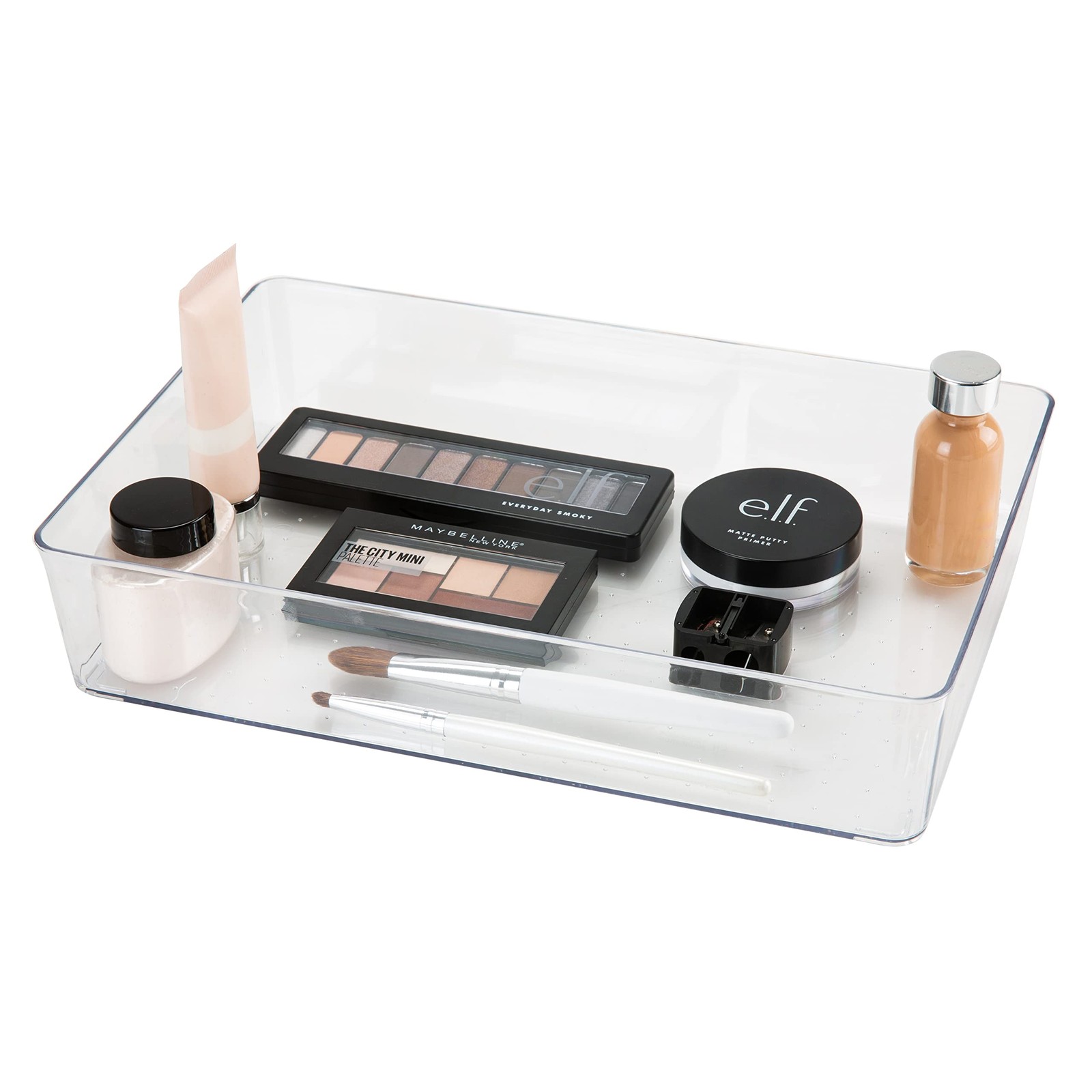 Simplify Large Drawer Organizer, Rectangular, (Pack of 2), Clear