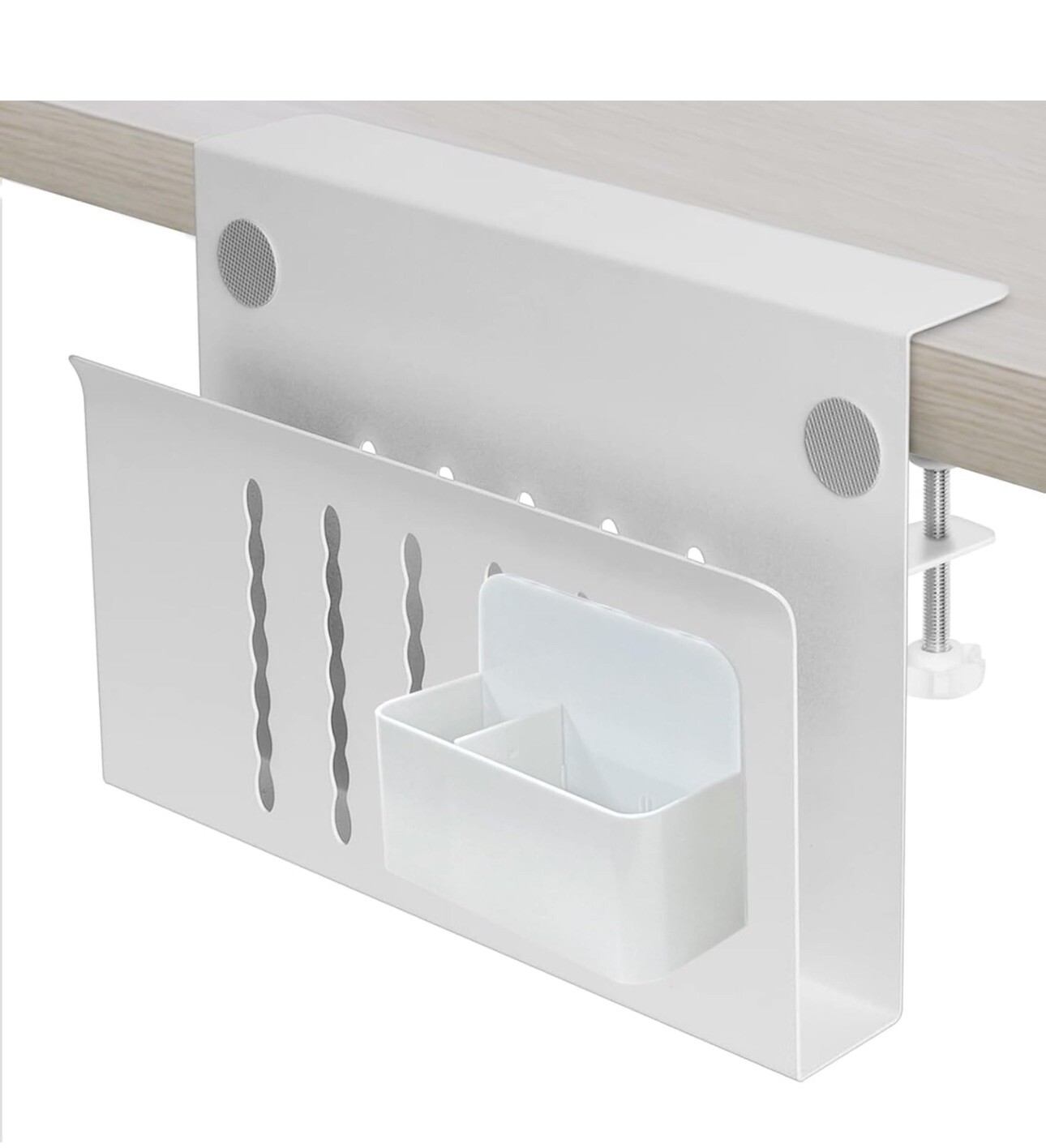 Meekakee Desk Side Storage Under Desk Storage Steel Desk Hanging Organize 1Tie..