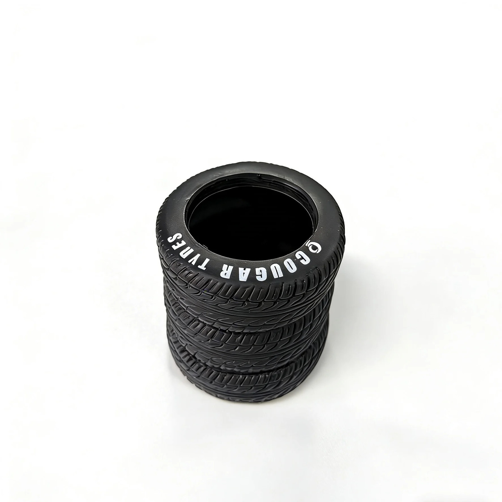 1Pcs Fun Tire-Shaped Pen Holder -PVC Desk Organizer, Ideal for School and Office