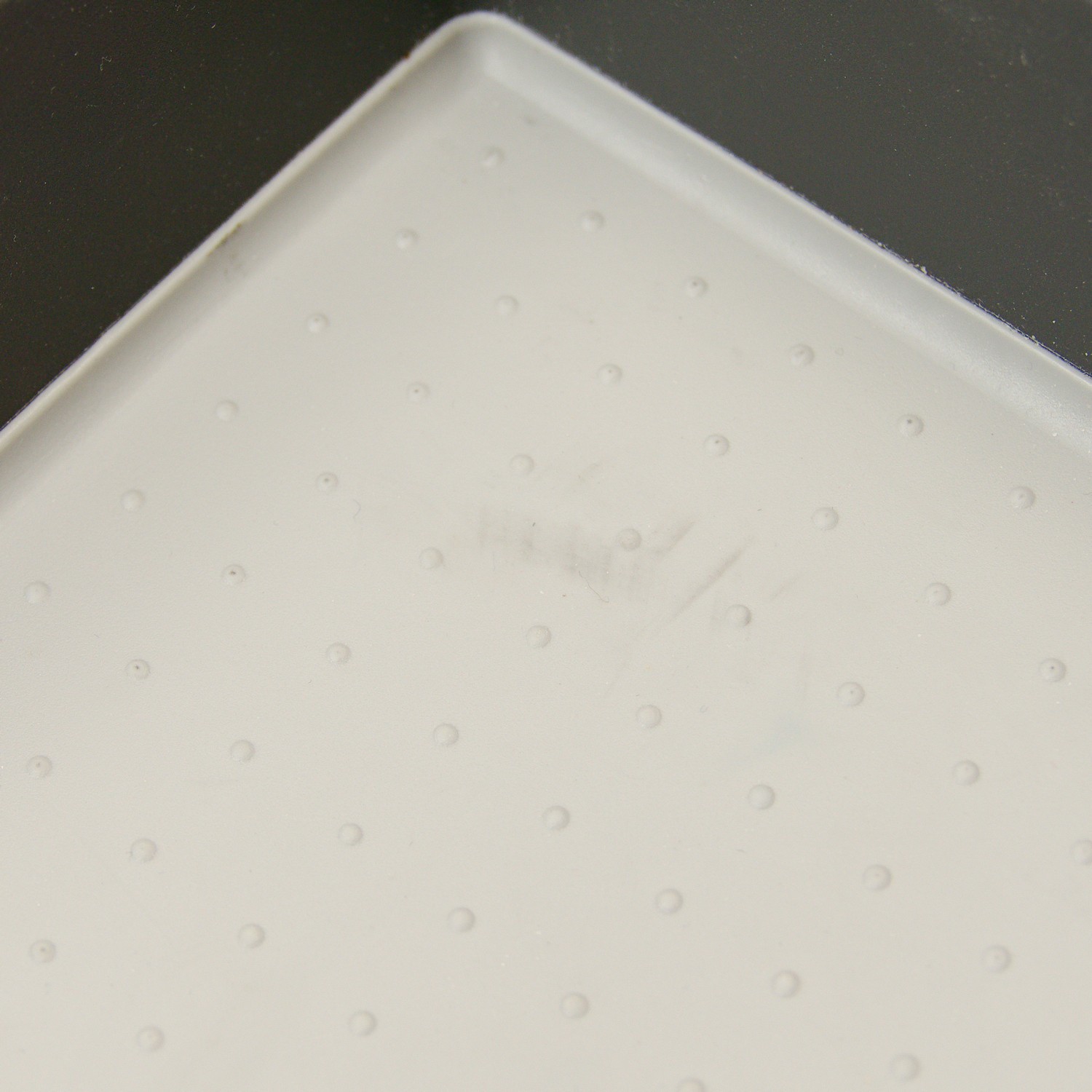 Madesmart Square Single Compartment Organizer Tray Lined Plastic Storage Bin
