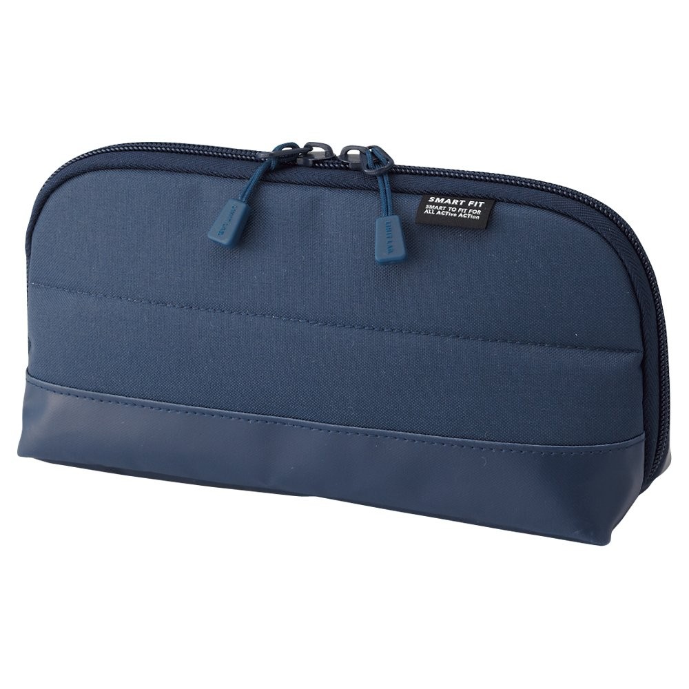 Pen Case (Pencil Case), Water & Stain Repellent, 8″ x 4”, Navy (A7688-11)