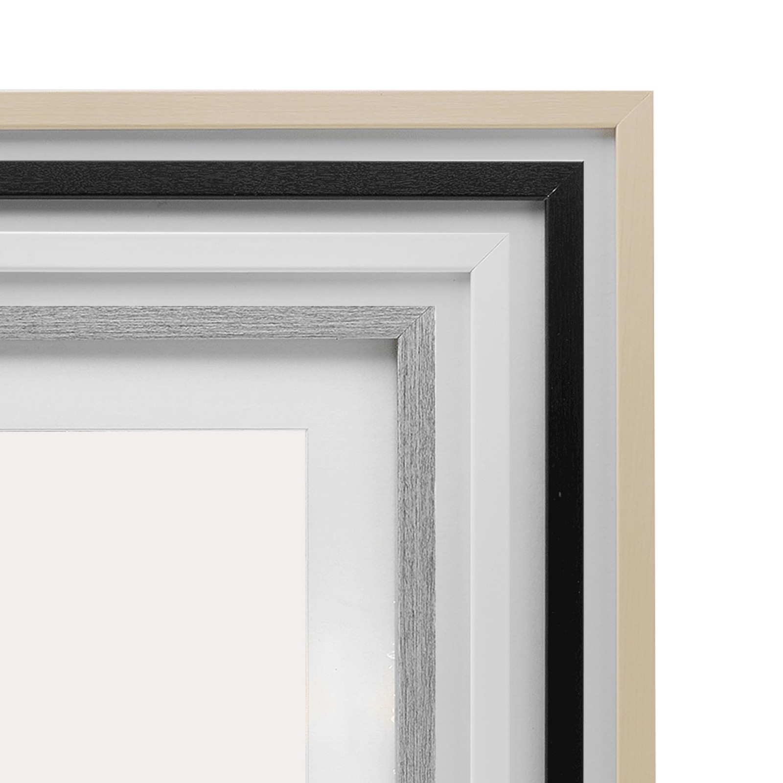 ‘Book Stack & Cozy Mug’, Framed Print Under Glass, White, 17 x 21 Inches, Eas…