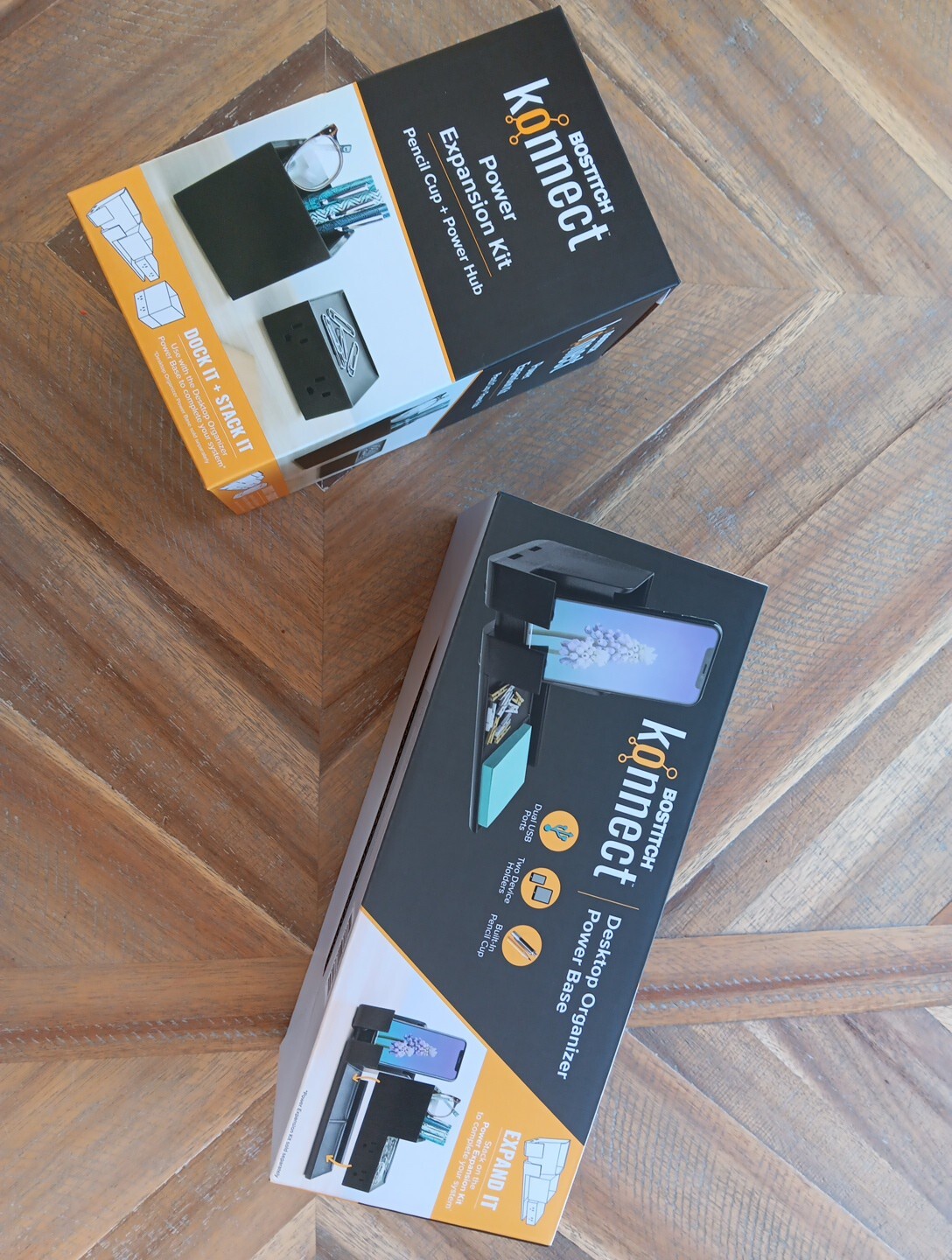 Bostitch Konnect Desktop Organizer Power Base New In Box And Power Expansion Kit
