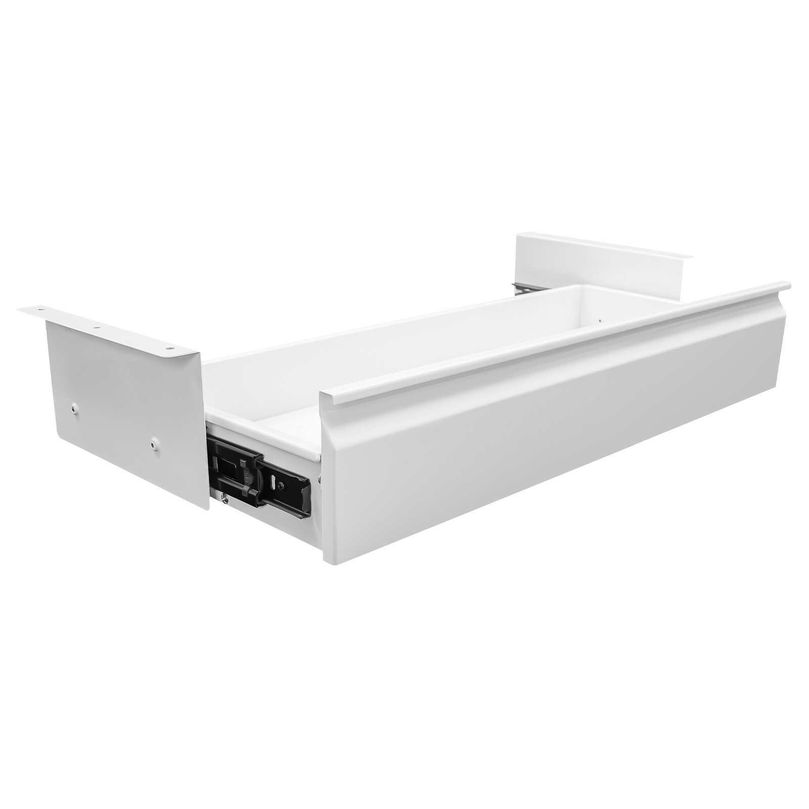 Space Saver Sliding Under Desk Storage Drawer Pull-out Drawer for Sit Stand Work