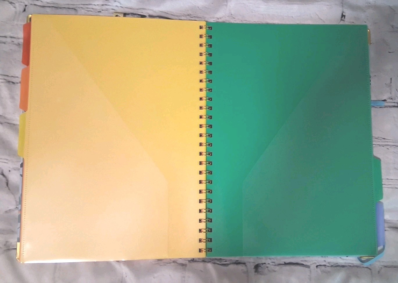 Floral Clipboard Portfolio & Spiral Organizer Notebook with Folders