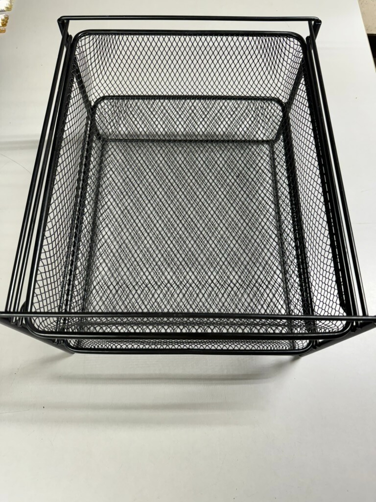2 Tier Metal Mesh Desk Organizer for Files/Folders – Drawers – Collapsible