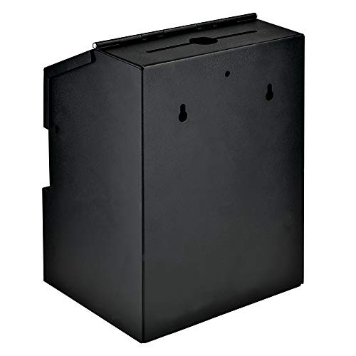 Mail Boss Locking Steel Suggestion Key Drop Black 8100