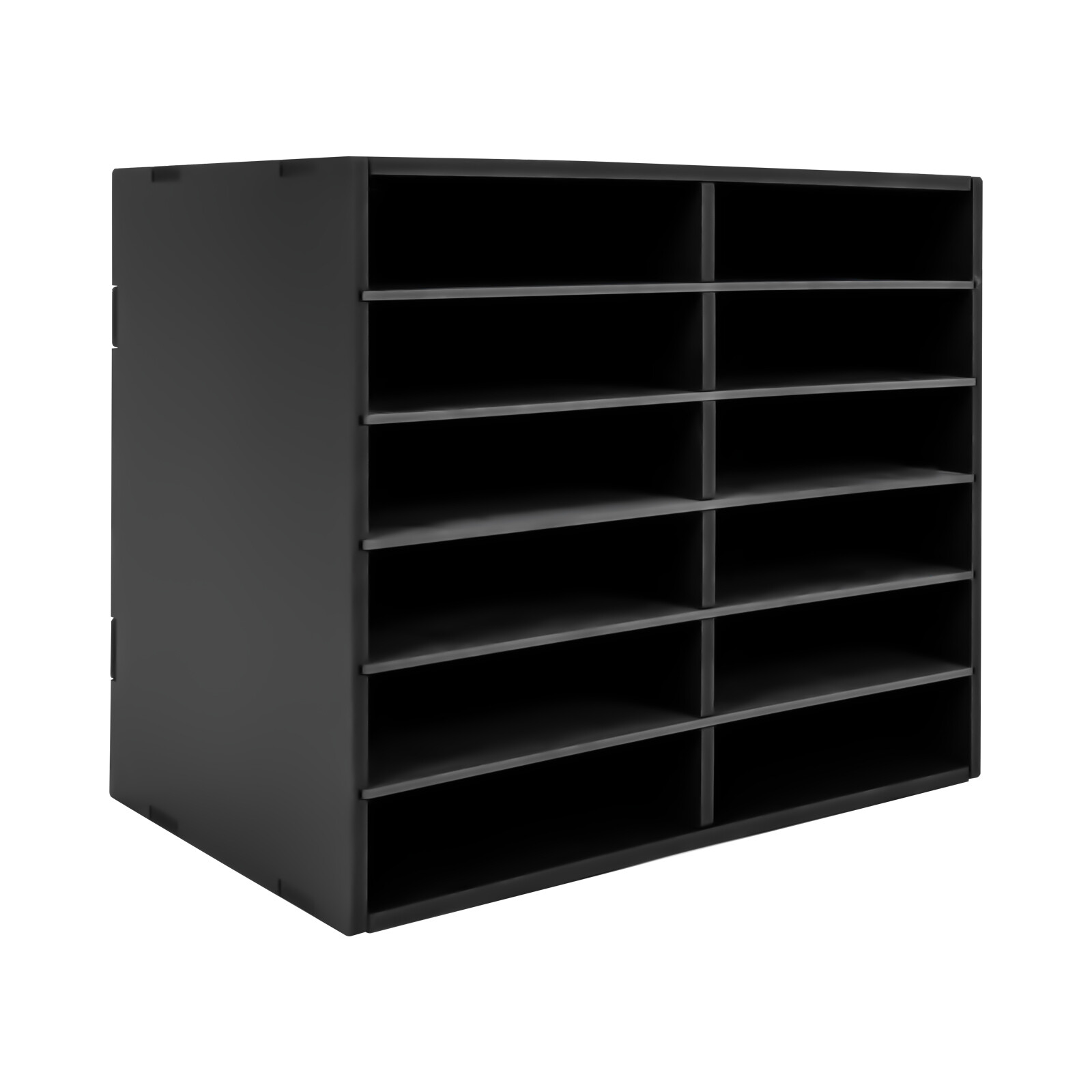 Large Capacity Literature Organizer Adjustable File Sorter Paper Storage Holder