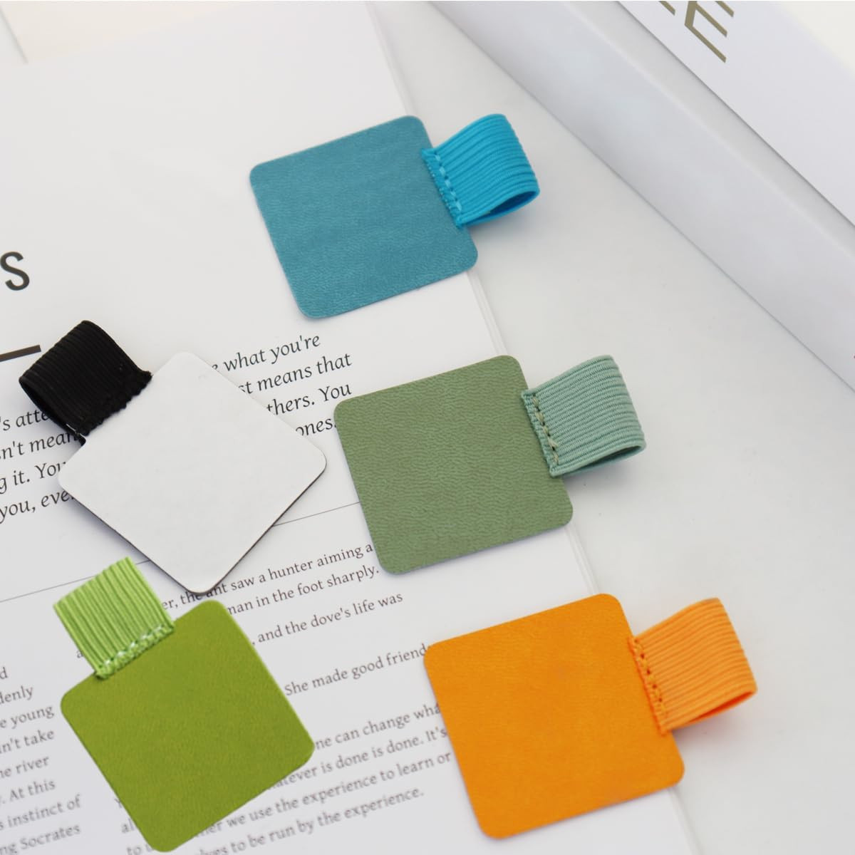 10 Pack Self-Adhesive Pen Loop Holder, Pen Loop Holder Set with 10 Colors, Mixed