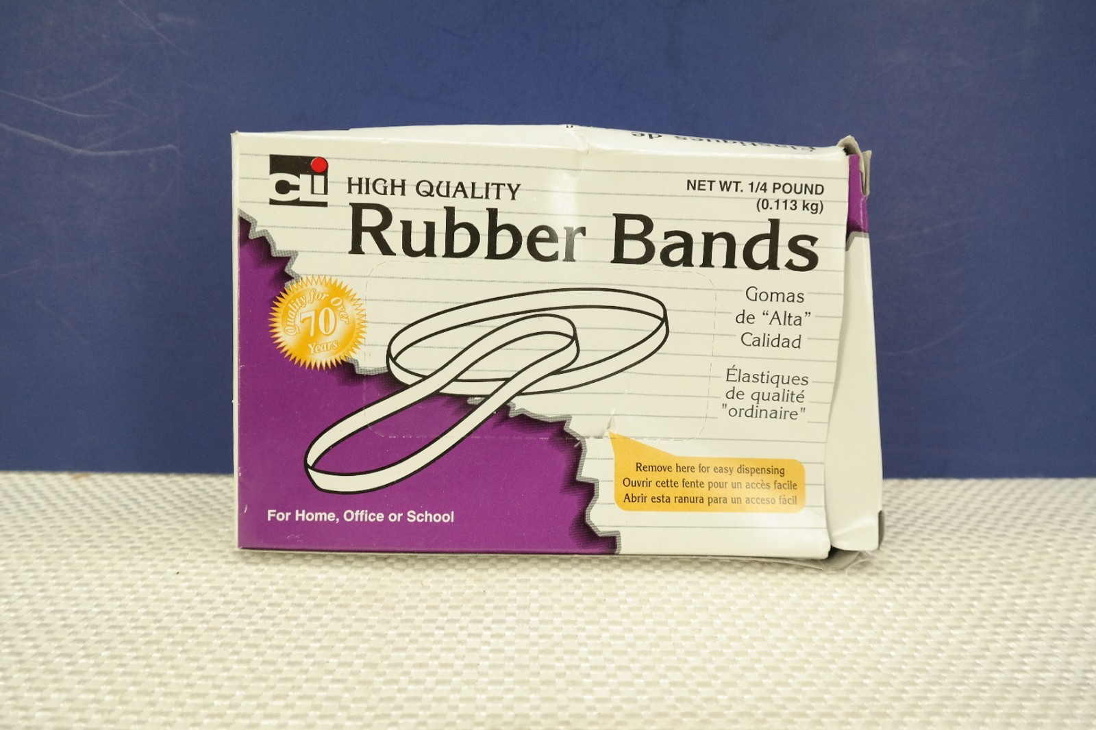 Rubber Band Dispenser Pack 1/4 lb size 19 3 1/2″ x 1/16″ (2 Pack) TF