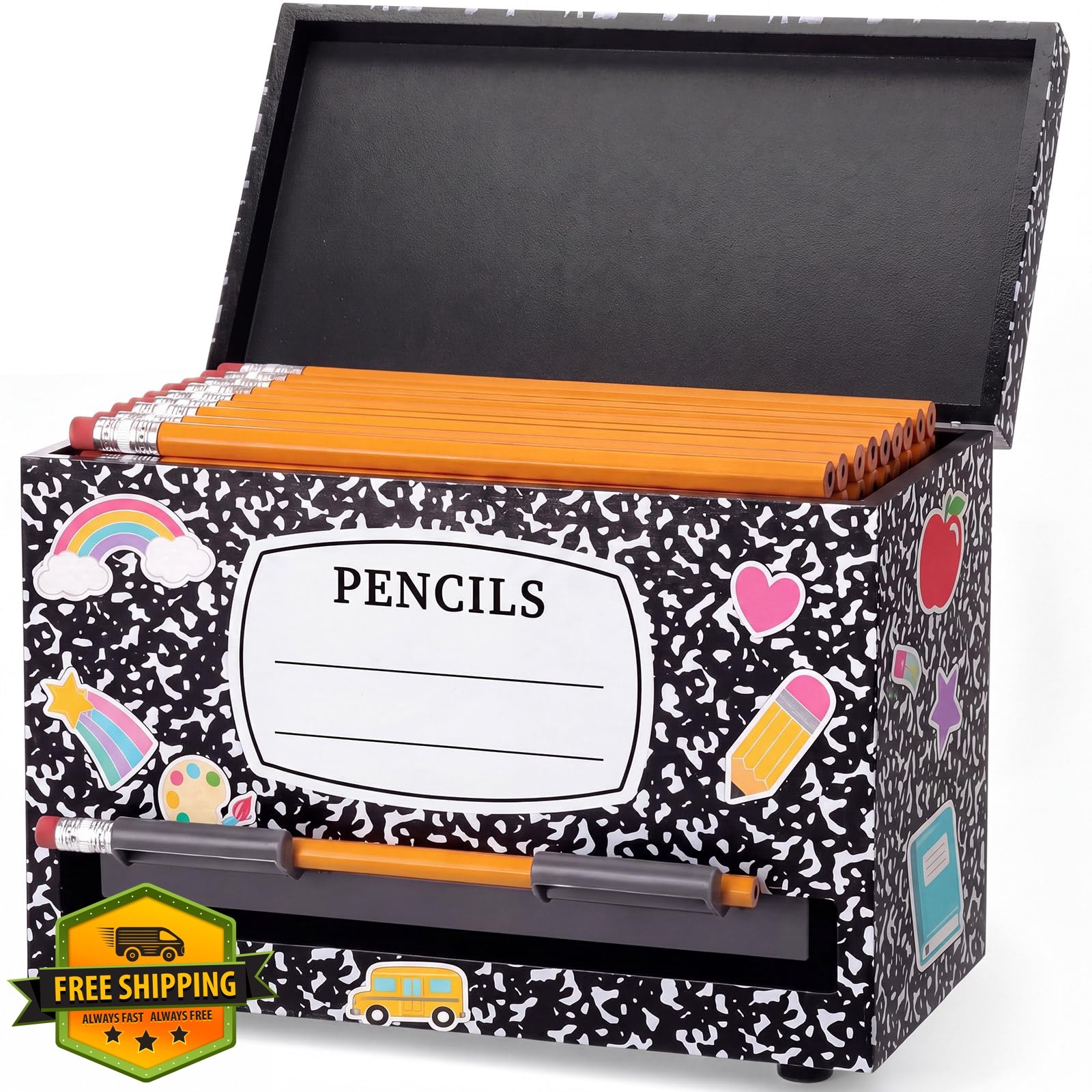 Yalikop Notebook Black Pencil Dispenser
