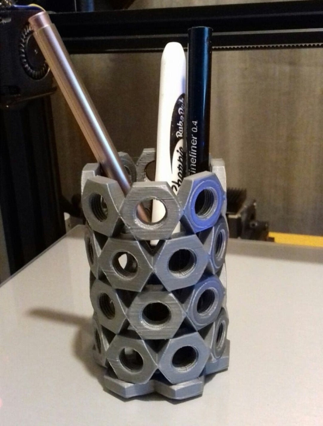 Screw Nuts Pen Holder – Mechanic Gifts Ideas – Garage Decors