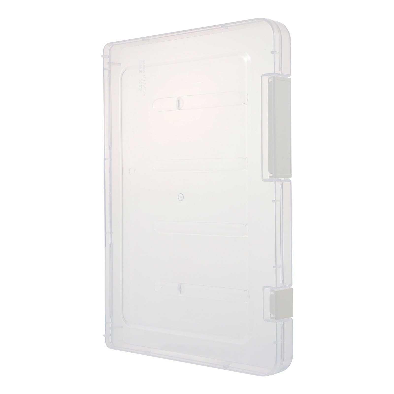 YARNOW A5 Plastic Document Storage Box with Lid Compact Office File