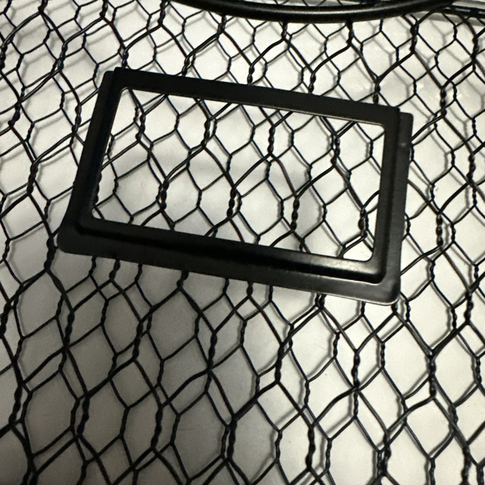 Mail Organizer Wall Mount, 3 Each Metal Chicken Wire Hanging File