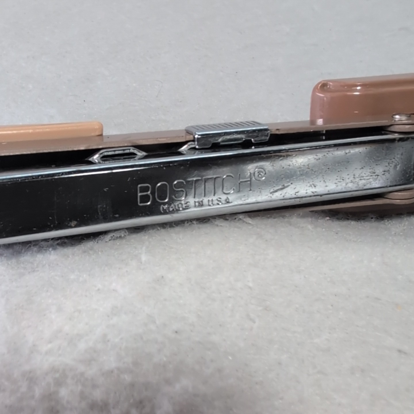 VTG Bostitch B8 Stapler With Staple Remover Brown Desktop Office WORKS